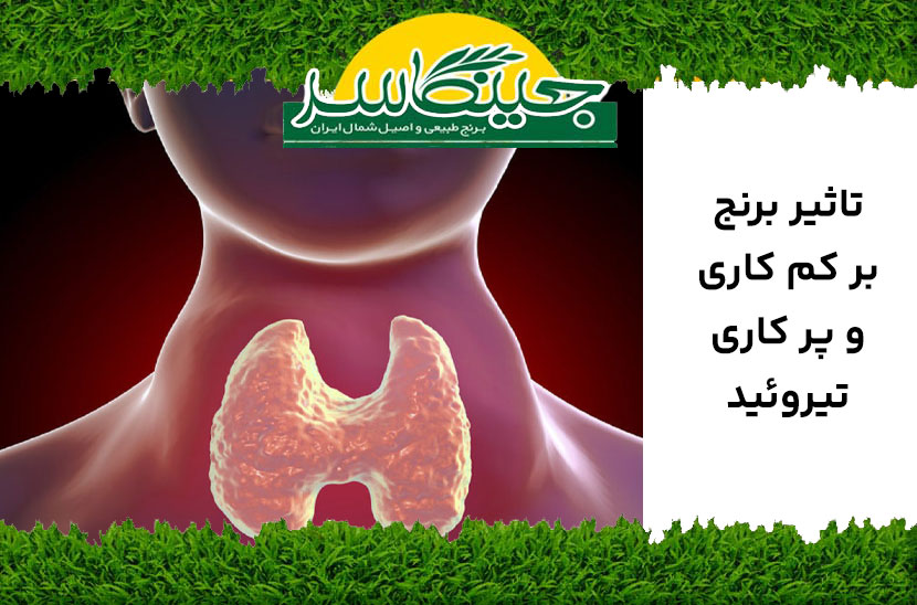 برنج و کم کاری پر کاری تیروئید