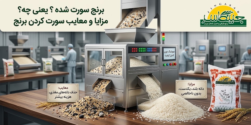 برنج سورت شده
